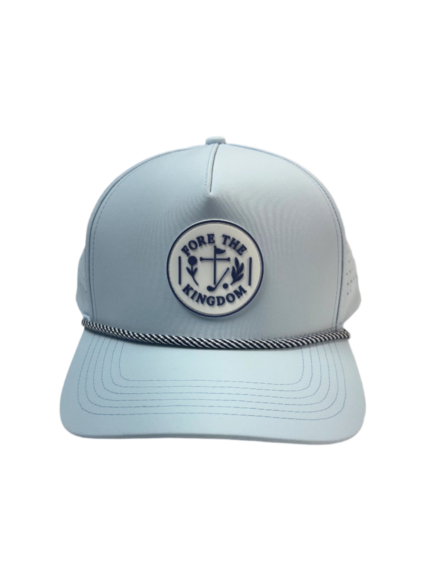 Carolina Blue - Fore the Kingdom Performance Golf Rope Hat