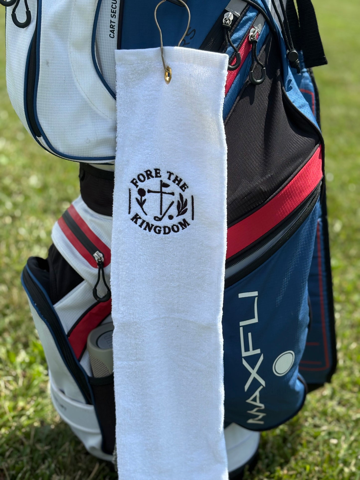 Fore The Kingdom Premium Golf Towels (Multiple Colors Available)