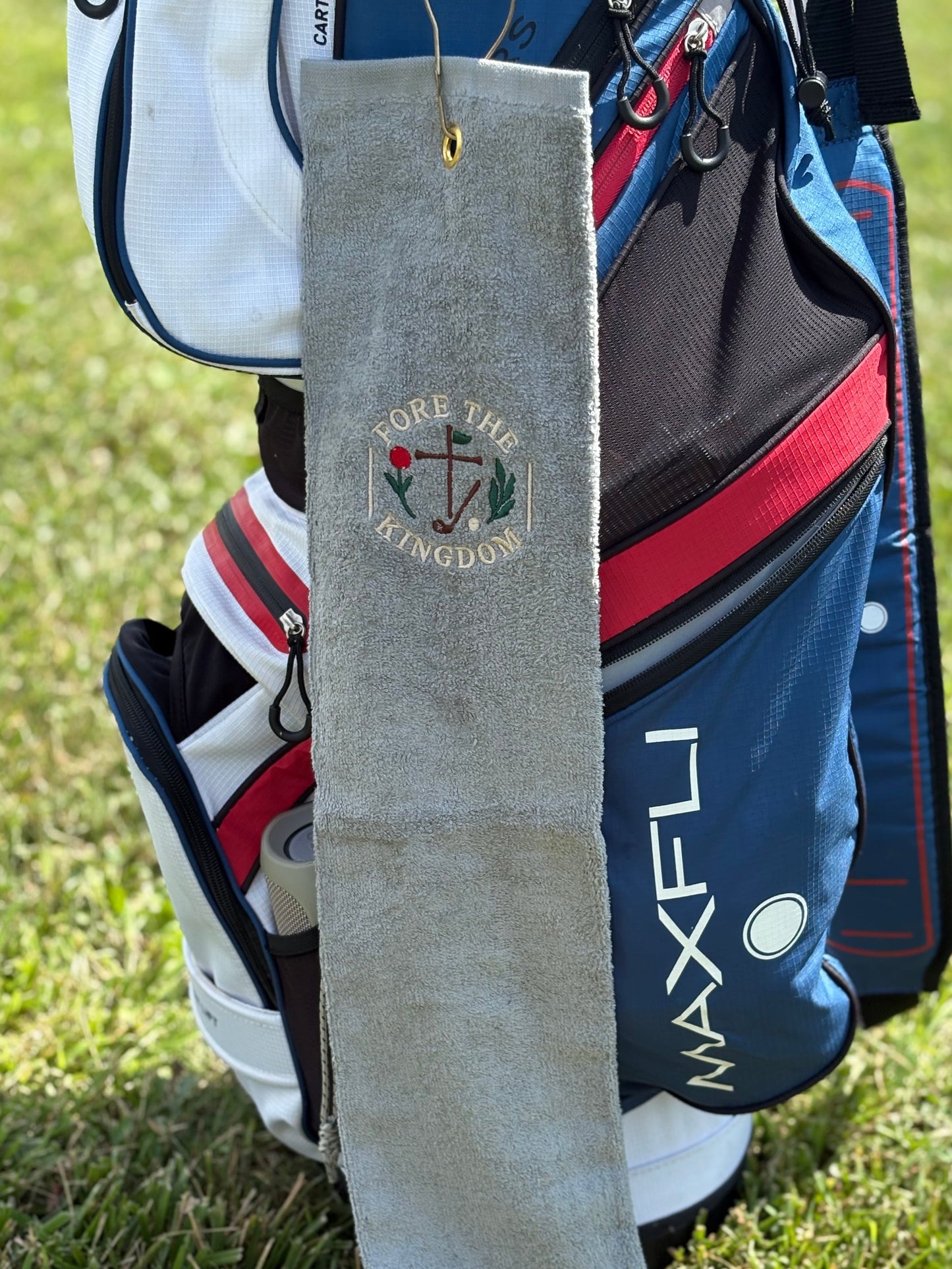Fore The Kingdom Premium Golf Towels (Multiple Colors Available)