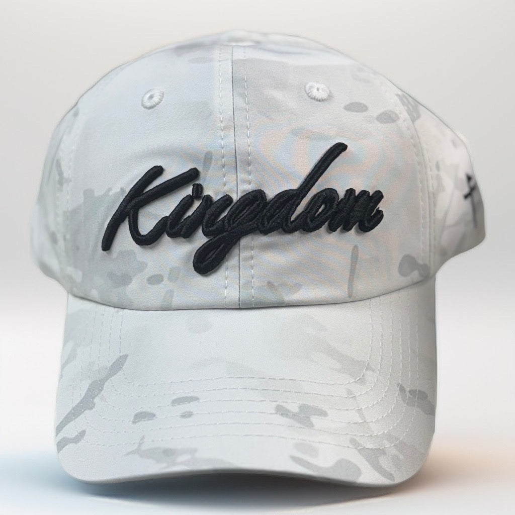 The White Camo Dad Hat