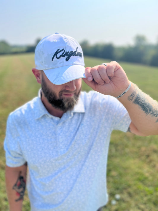 The White Camo Dad Hat